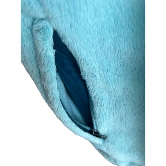 The North Face Women's Osito Fleece Full Zip Jacket Aqua Blue Size Small - Picture 5 of 15